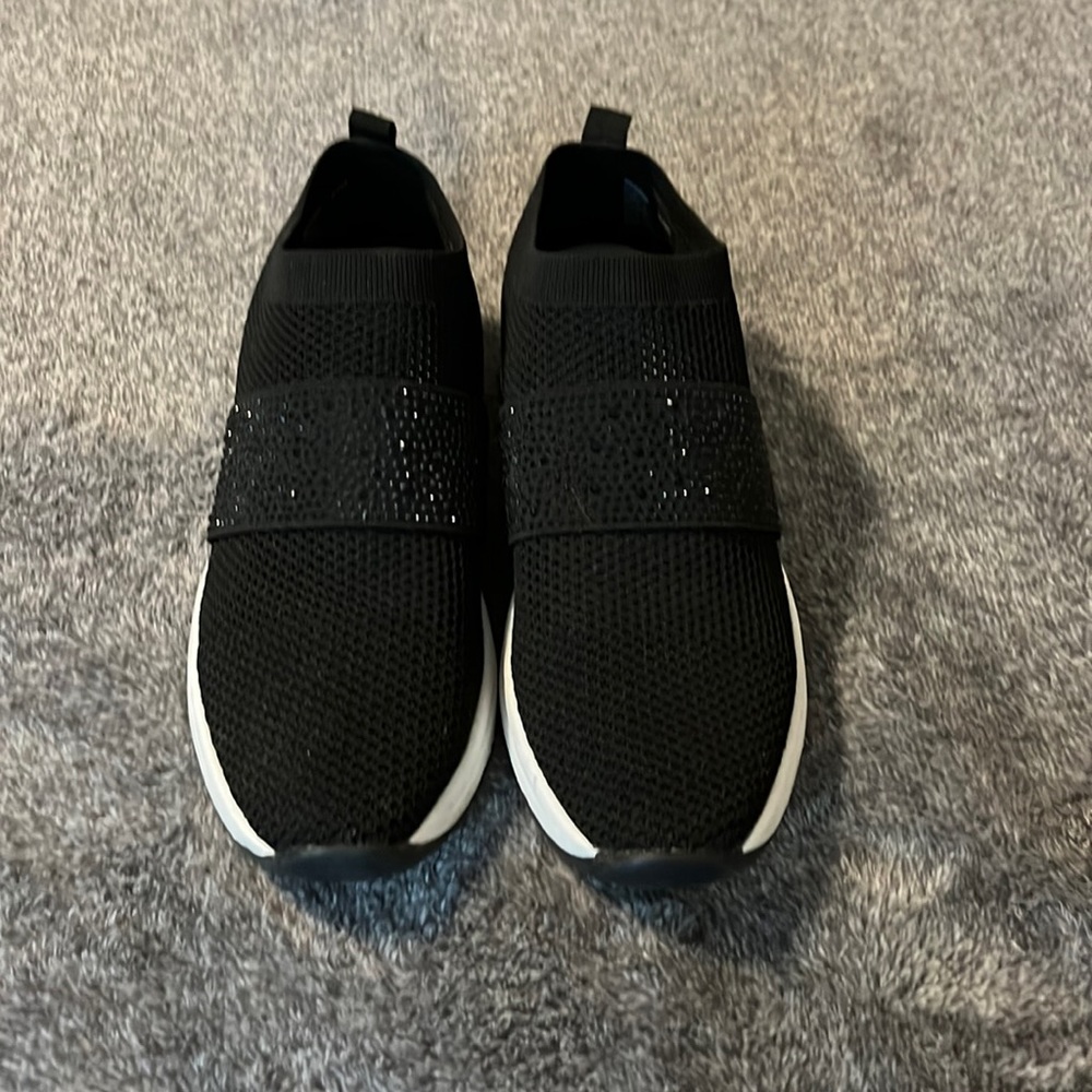 Anne Klein slip on shoe with glitter detail on top
